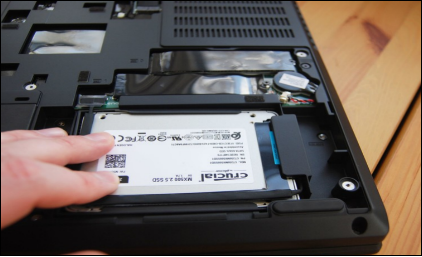 remove hard drive from the laptop