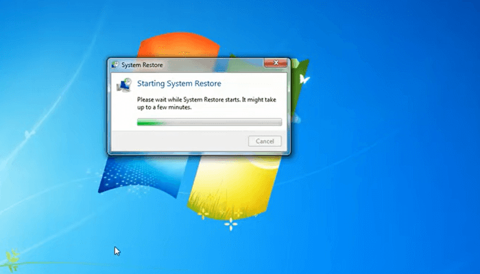 start system restore