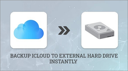 transfer files from icloud to external hard drive
