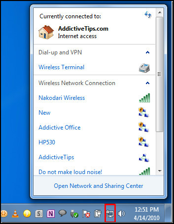 open networking and sharing center