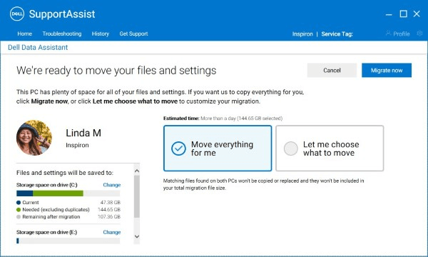 transfer mode - Dell Data Assistant