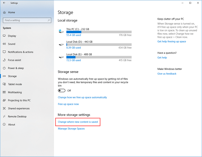 windows settings storage 1