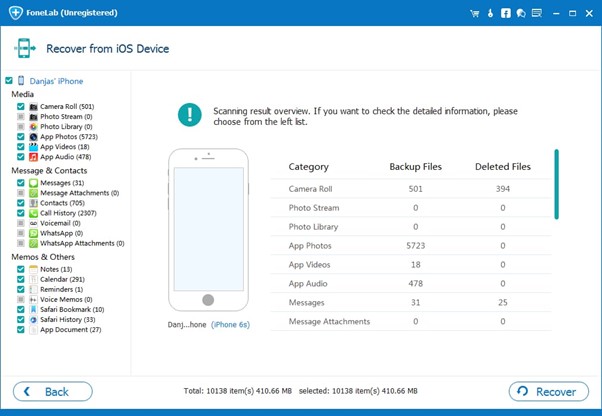 App Geeker iOS Data Recovery