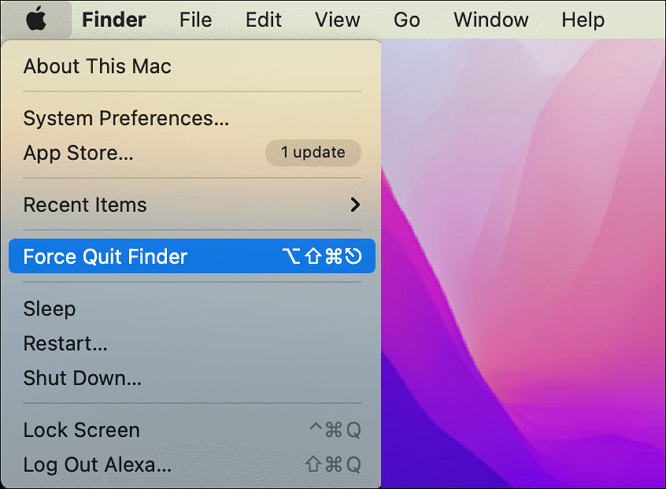 Stop the Finder Action on Mac