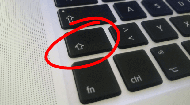 mac shift button