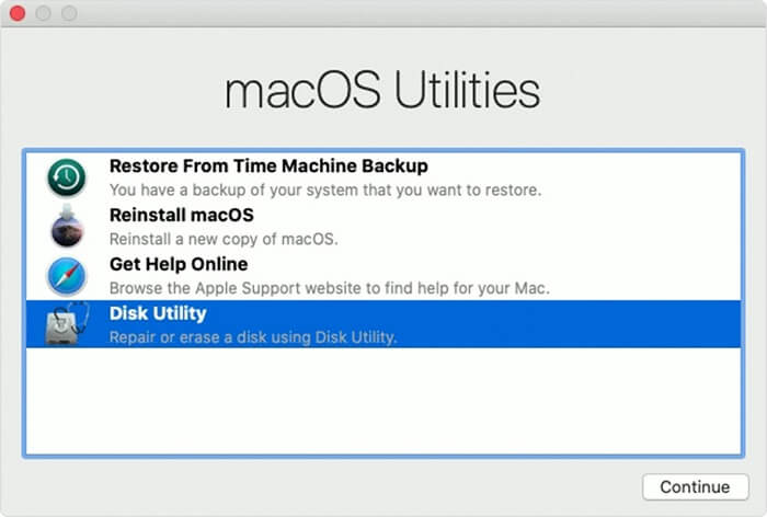 disk utility in mac