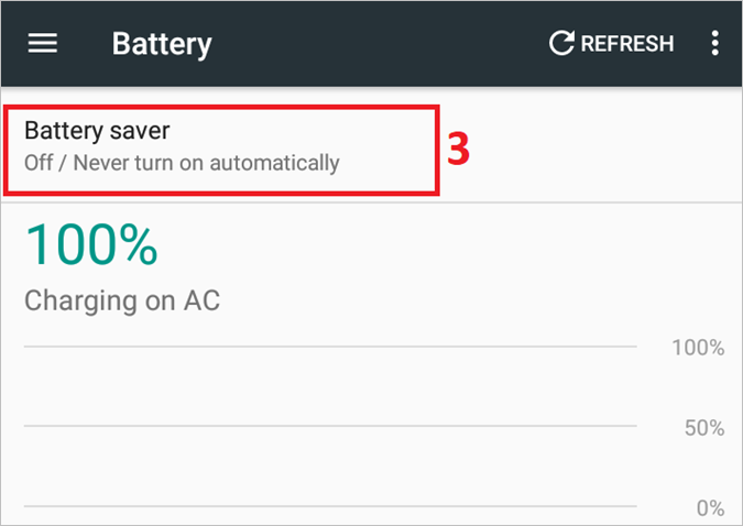 battery saver