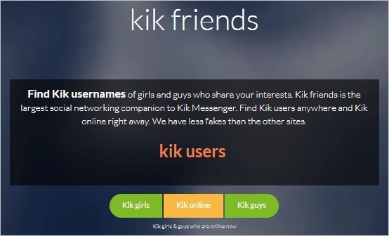 click on kik guys