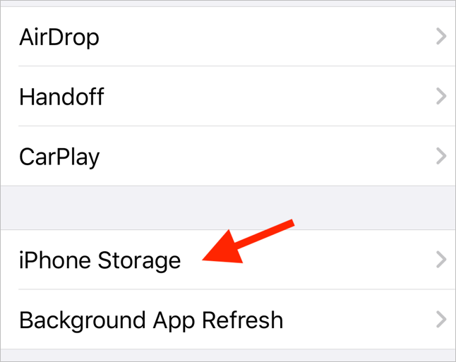 Check iPhone Storage Usage - 1