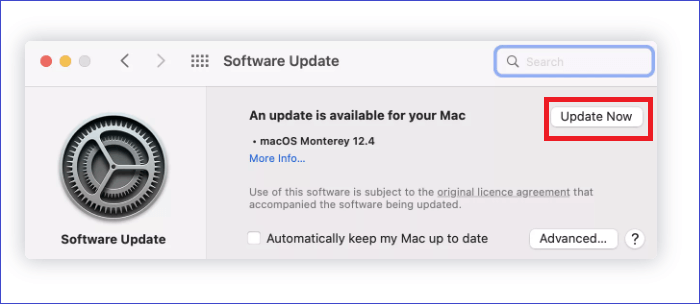 click upgrade now
