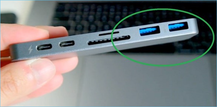 connect the camera to the USB