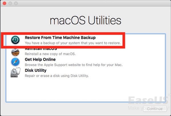 Downgrade Mac OS.