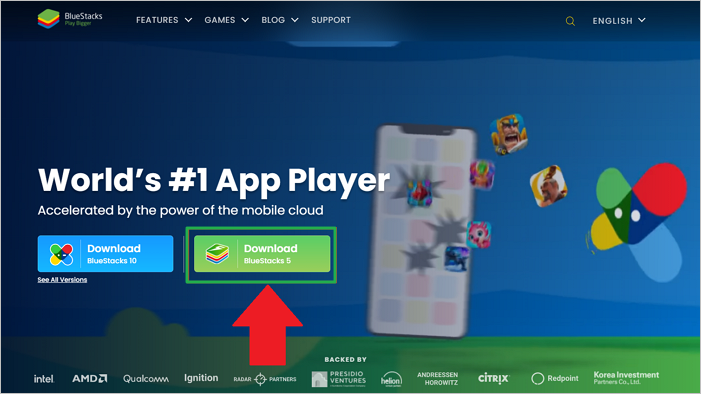 download and install bluestacks