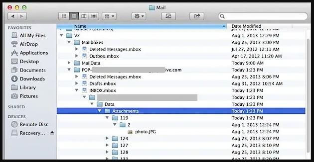 deleting emails from mail on mac