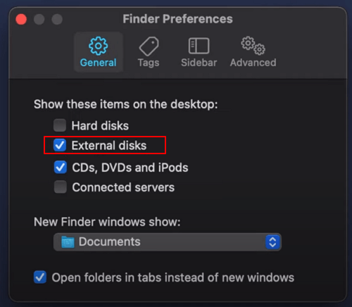 change preferences in finder step 2