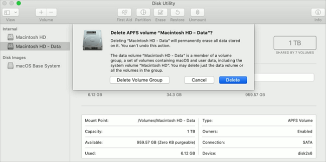 Erase Macintosh HD