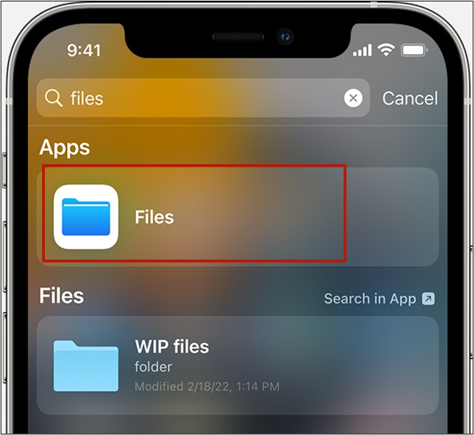 iphone files app