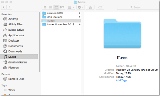greyed out folder Mac