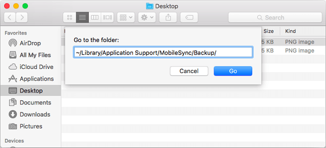 Clear iTunes backup files on mac