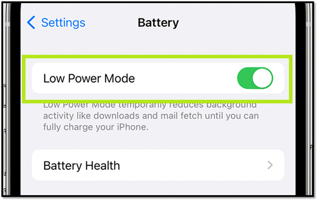 low power mode