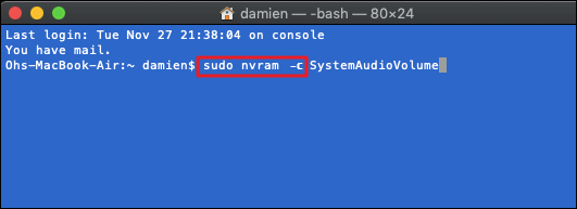 Terminal Reset
