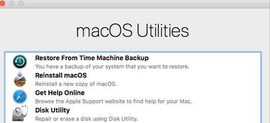 recover Mac data with Time Machine