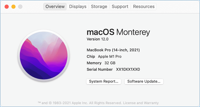 About this Mac