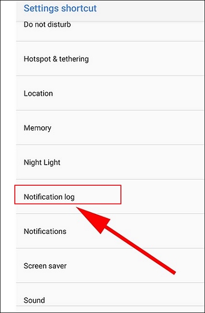 setting shortcut
