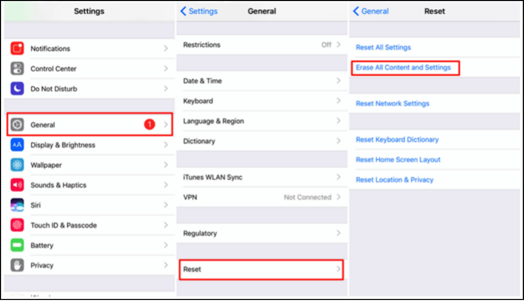 general settings