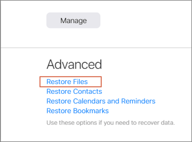 recover deleted screenshots on Mac from iCloud