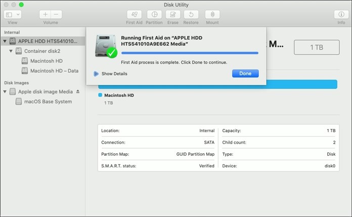 Using Disk Utility to Repair Mac Hard Drive