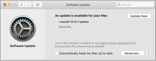 software update