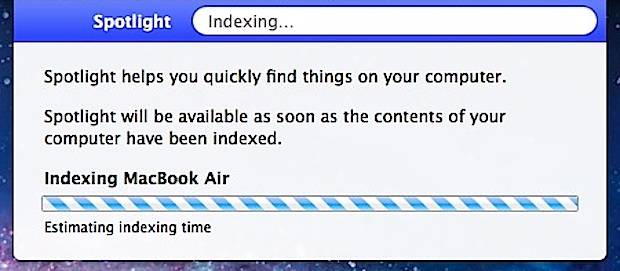 Spotlight Indexing Impedes Finder