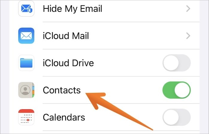 enable contacts