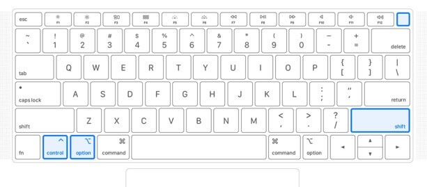 hold control+alt+shift