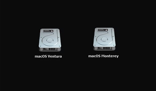 switch macOS Ventura and Monterey