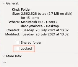 unlock file on mac