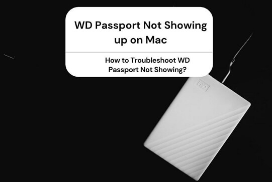 WD Passport not showing up on Mac