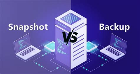 snapshot vs backup