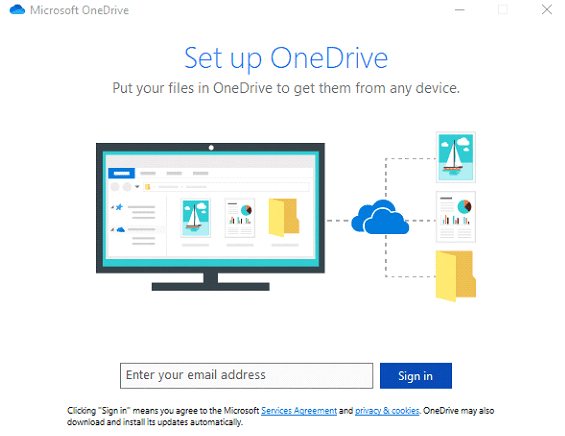 backup pc to onedrive