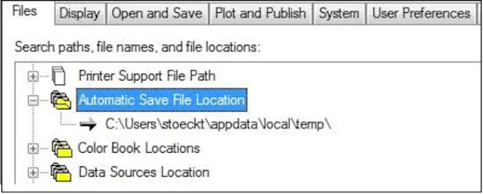 Choose automatic save file location