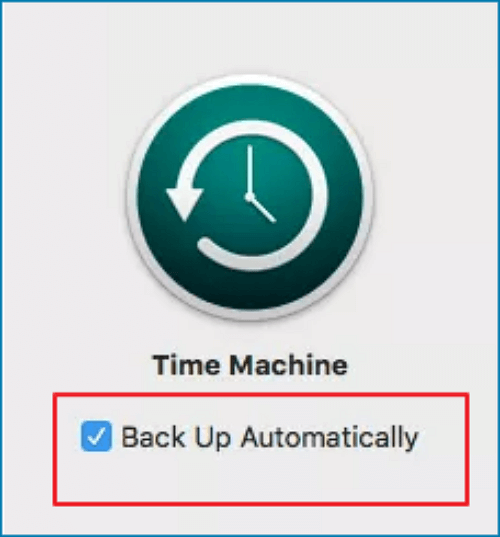 enable backup automatically