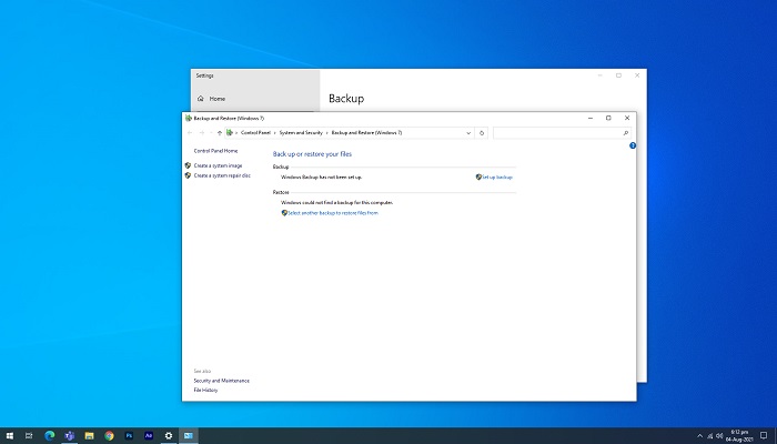 how to use backup and restore in windows 11 step 3