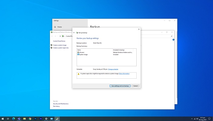 how to use backup and restore in windows 11 step 6