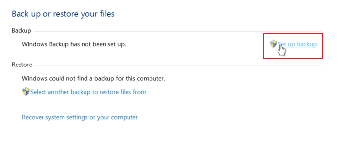 backup computer Windows 7 with backup and restore - 3