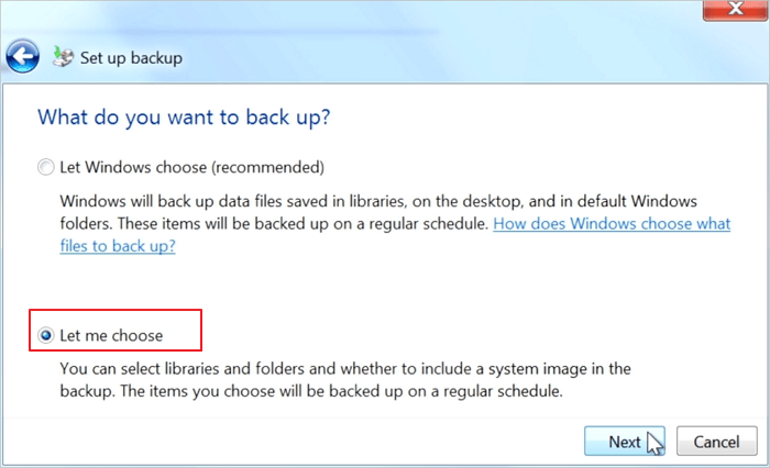 backup computer Windows 7 with backup and restore - 5