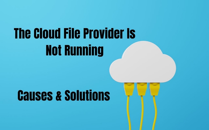 cloud file provider is not running
