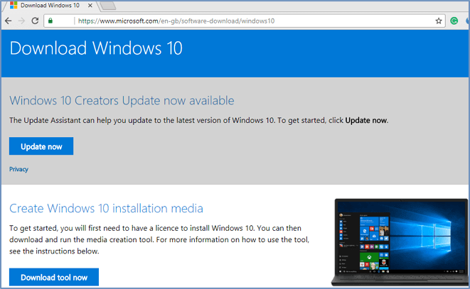 create windows 10 installation media1