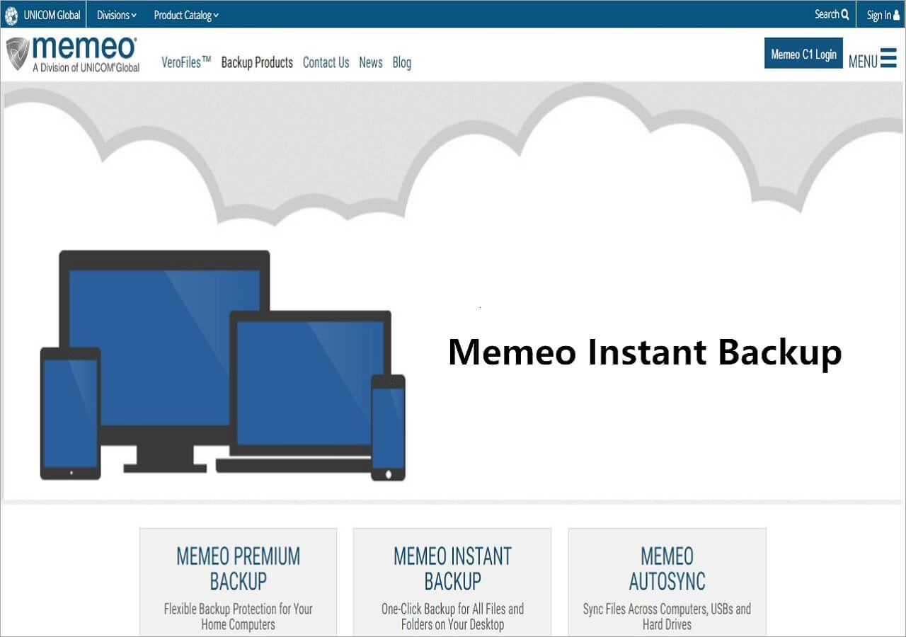 Memeo instant backup software