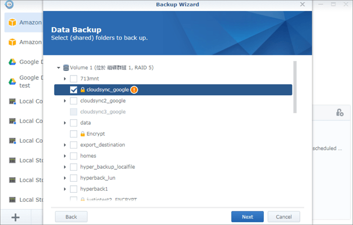 NAS to NAS backup guide - 2